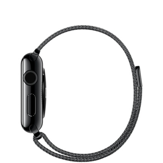 Смарт Годинник Apple Watch 38mm Space Black Stainless Steel Case with Space Black Milanese Loop - ціна, характеристики, відгуки, розстрочка, фото 3