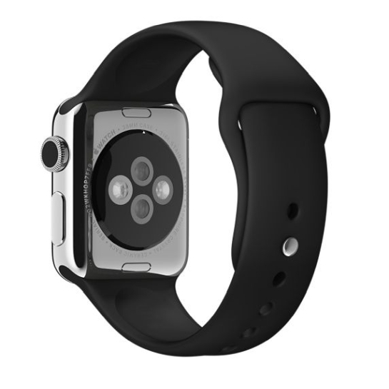 Ремінець Apple Sport Band for Apple Watch 38mm/40mm Black - ціна, характеристики, відгуки, розстрочка, фото 2