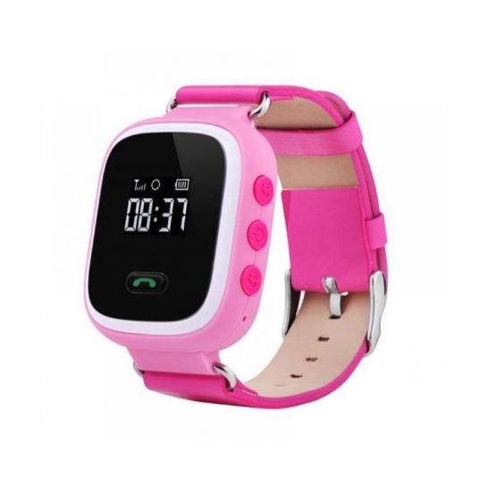 Детские Смарт Часы iQwatch Touch GPS TD-02 Pink - цена, характеристики, отзывы, рассрочка, фото 1
