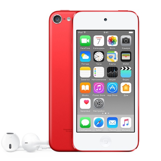 Плеєр Apple iPod Touch 6G 32GB Red - ціна, характеристики, відгуки, розстрочка, фото 1