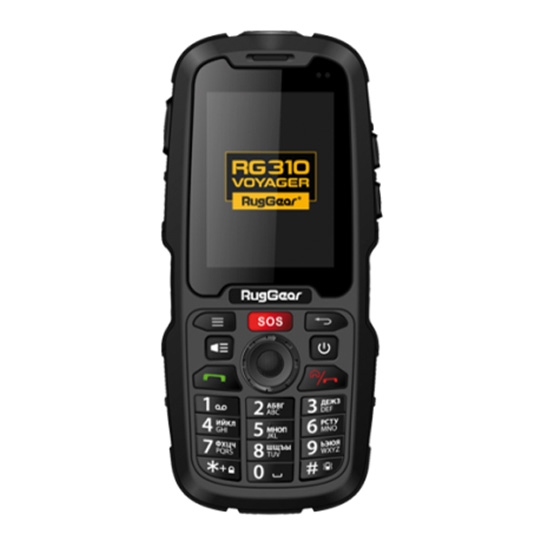 Мобільний телефон RugGear RG310 Voyager Black - ціна, характеристики, відгуки, розстрочка, фото 1