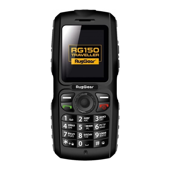Протиударний телефон RugGear RG150 Traveller Black - ціна, характеристики, відгуки, розстрочка, фото 1