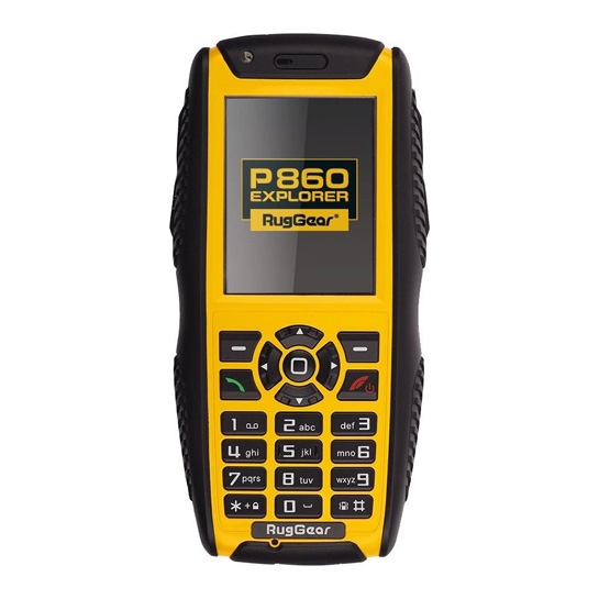 Телефон-рация RugGear P860 Explorer Black/Yellow - ціна, характеристики, відгуки, розстрочка, фото 1