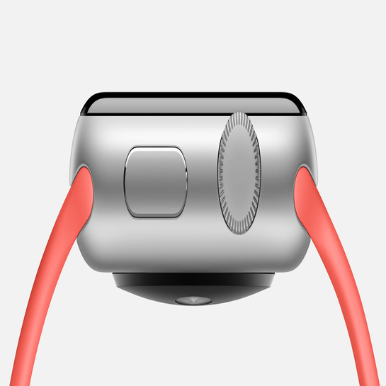 Смарт Часы Apple Watch Sport 38mm Silver Alluminum Case Pink Sport Band - цена, характеристики, отзывы, рассрочка, фото 4