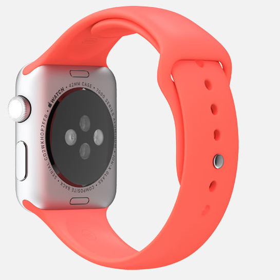 Смарт Часы Apple Watch Sport 42mm Silver Alluminum Case Pink Sport Band - цена, характеристики, отзывы, рассрочка, фото 2