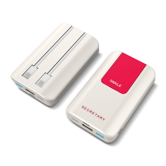 Зовнішній акумулятор iWalk Secretary 10000mAh Universal Backup Battery White - ціна, характеристики, відгуки, розстрочка, фото 3