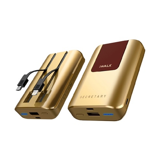 Зовнішній акумулятор iWalk Secretary 10000mAh Universal Backup Battery Gold - ціна, характеристики, відгуки, розстрочка, фото 4