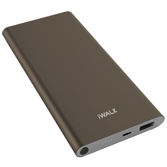 Зовнішній акумулятор iWalk Chic Quick Charge 10000mAh Universal Backup Battery Grey - ціна, характеристики, відгуки, розстрочка, фото 2