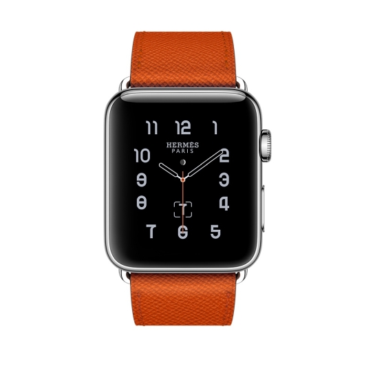 Смарт Годинник Apple Watch Hermes Series 2 42mm Stainless Steel Case with Feu Epsom Single Tour Leather - ціна, характеристики, відгуки, розстрочка, фото 2