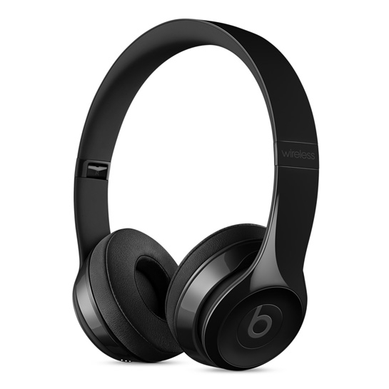 Навушники Beats Audio Solo 3 Wireless On-Ear Headphones Gloss Black - цена, характеристики, отзывы, рассрочка, фото 1