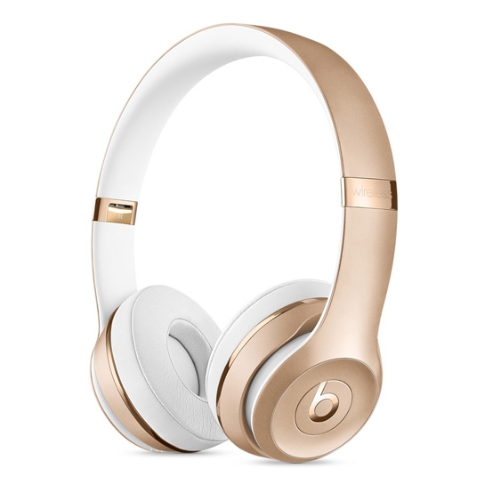 Навушники Beats Audio Solo 3 Wireless On-Ear Headphones Gold - цена, характеристики, отзывы, рассрочка, фото 1
