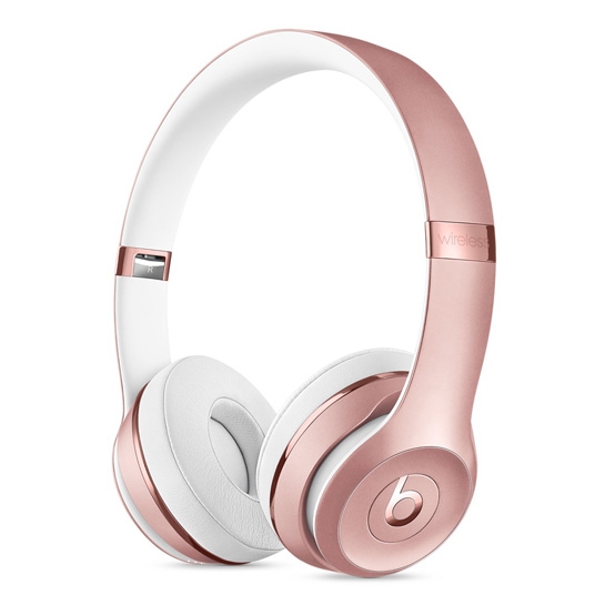 Навушники Beats Audio Solo 3 Wireless On-Ear Headphones Rose Gold - ціна, характеристики, відгуки, розстрочка, фото 1