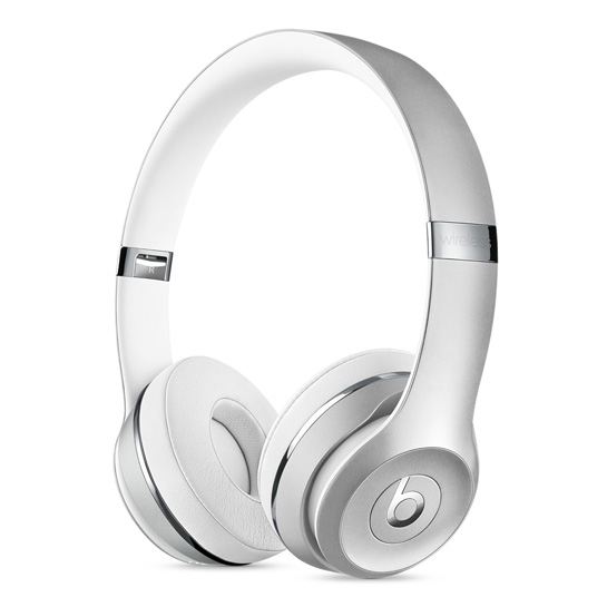 Наушники Beats Audio Solo 3 Wireless On-Ear Headphones Silver - цена, характеристики, отзывы, рассрочка, фото 1
