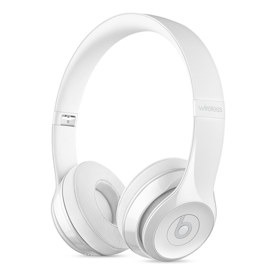 Наушники Beats Audio Solo 3 Wireless On-Ear Headphones Gloss White - цена, характеристики, отзывы, рассрочка, фото 1