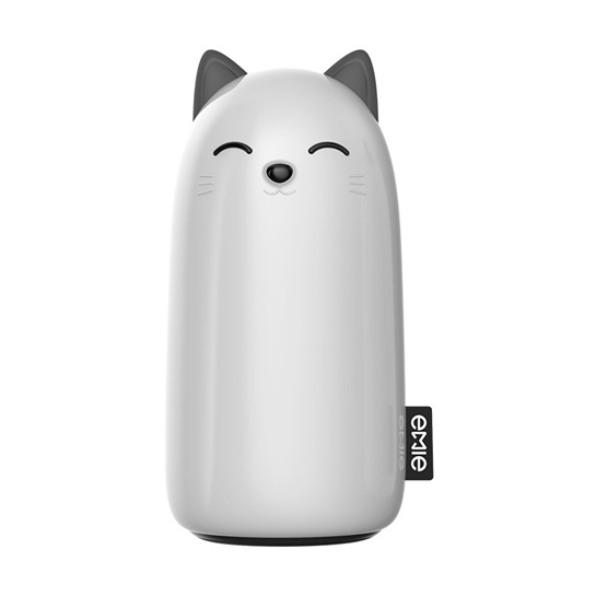 Зовнішній акумулятор Emie Power Bank Kitten 10000mAh White - ціна, характеристики, відгуки, розстрочка, фото 1