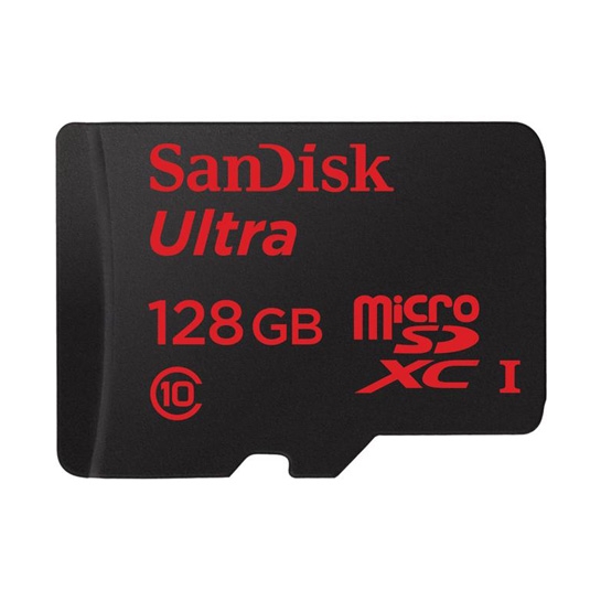 Карта памяти MicroSDXC 128 Gb SanDisk (class 10) with adapter (UHS-1) - цена, характеристики, отзывы, рассрочка, фото 1