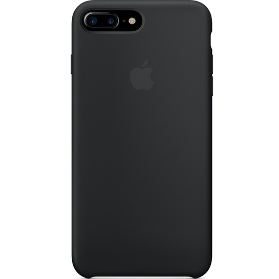 Чохол Apple Silicone Case for iPhone 8 Plus/7 Plus Black - ціна, характеристики, відгуки, розстрочка, фото 1