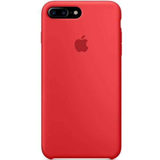 Чехол Apple Silicone Case for iPhone 8 Plus/7 Plus Red - цена, характеристики, отзывы, рассрочка, фото 1