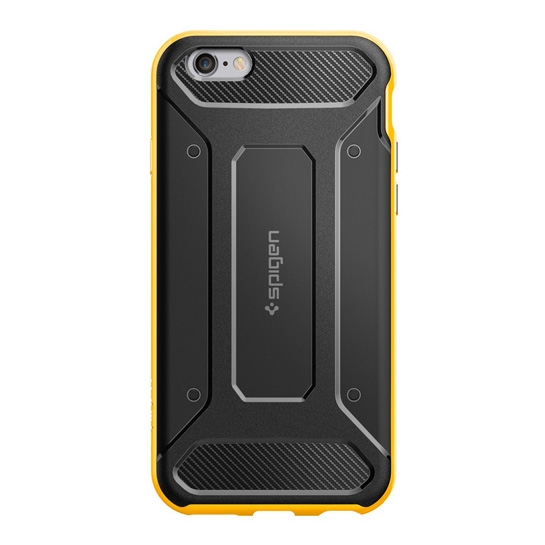 Чохол SGP Case Neo Hybrid Carbon Reventon Yellow for iPhone 6/6S - ціна, характеристики, відгуки, розстрочка, фото 1