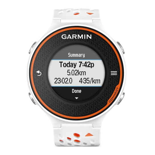 Спортивний годинник Garmin Forerunner 620 White/Orange - ціна, характеристики, відгуки, розстрочка, фото 1