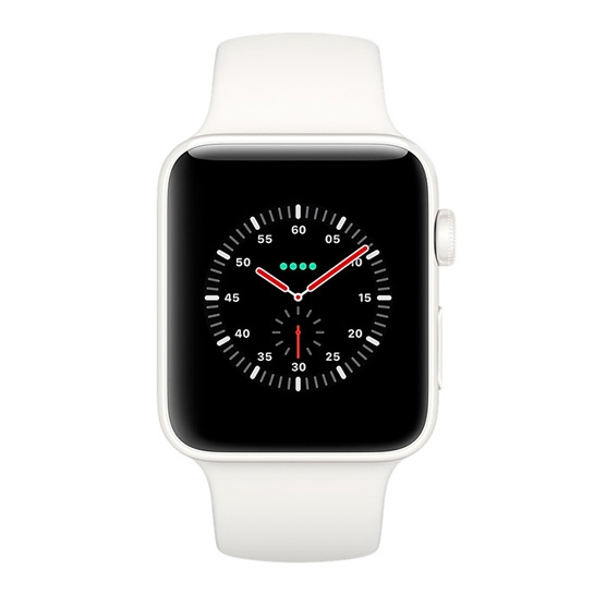 Смарт Годинник Apple Watch Series 3 Edition + LTE 42mm White Ceramic Case with Soft White/Pebble Sport - ціна, характеристики, відгуки, розстрочка, фото 2