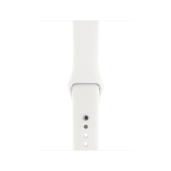 Смарт Годинник Apple Watch Series 3 + LTE 38mm Stainless Steel Case with Soft White Sport Band - ціна, характеристики, відгуки, розстрочка, фото 3