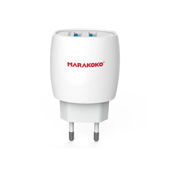 Мережевий зарядний пристрій Marakoko Smooth Power Series Wall Charger 2USB/2.4A White