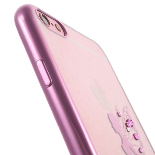 Чехол Kingxbar Fairy Swarovski Diamonds Case for iPhone 6/6S Pink/Clear - цена, характеристики, отзывы, рассрочка, фото 3