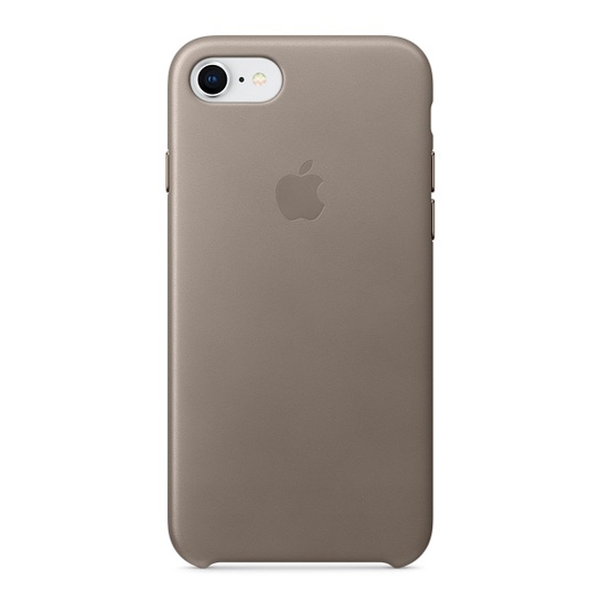 Чохол Apple Leather Case for iPhone 8 Taupe - ціна, характеристики, відгуки, розстрочка, фото 1
