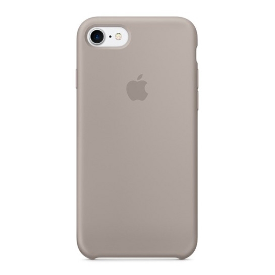 Чехол Apple Silicone Case for iPhone 7 Pebble* - цена, характеристики, отзывы, рассрочка, фото 1