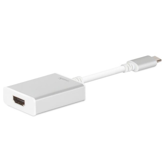 Перехідник Moshi USB-C to HDMI Adapter Silver - ціна, характеристики, відгуки, розстрочка, фото 2