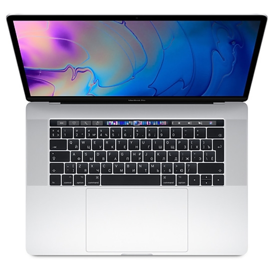 Ноутбук Apple MacBook Pro 15", 256GB Retina Silver with Touch Bar, 2018 (MR962) - цена, характеристики, отзывы, рассрочка, фото 1