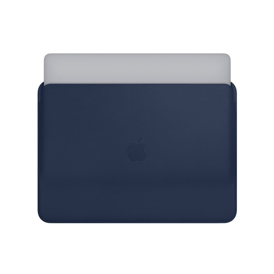 Чохол Apple Leather Sleeve Case for MacBook Pro 13" Midnight Blue - ціна, характеристики, відгуки, розстрочка, фото 4