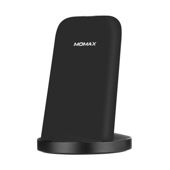 Беспроводное зарядное устройство Momax Q.Dock2 Fast Wireless Charger Black - цена, характеристики, отзывы, рассрочка, фото 1