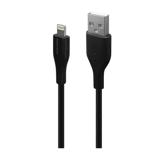 Кабель Marakoko Lightning Charge Sync Cable Nylon Series Black 1.5m - ціна, характеристики, відгуки, розстрочка, фото 1