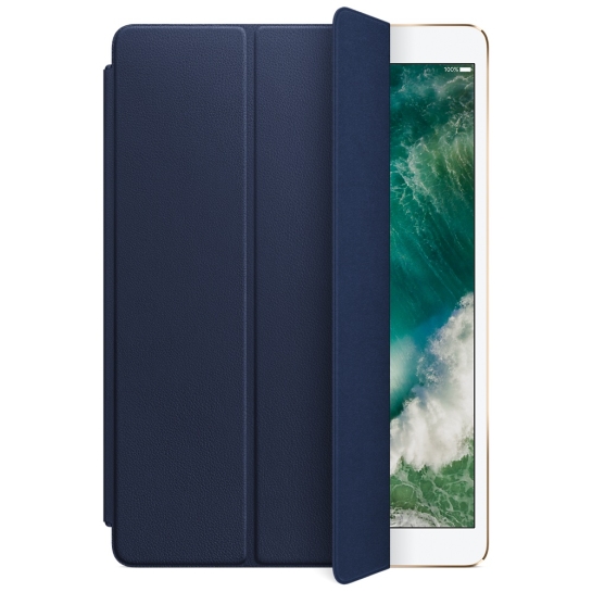 Чехол Apple Leather Smart Cover for iPad Pro 10.5" Midnight Blue - цена, характеристики, отзывы, рассрочка, фото 2