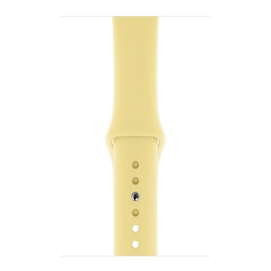 Смарт-часы Apple Watch Series 5 44mm Silver Aluminum Case with Lemon Cream Sport Band - цена, характеристики, отзывы, рассрочка, фото 2