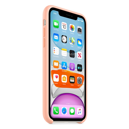 Чехол Apple Silicone Case for iPhone 11 Grapefruit - цена, характеристики, отзывы, рассрочка, фото 2