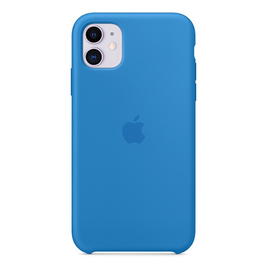 Чехол Apple Silicone Case for iPhone 11 Surf Blue - цена, характеристики, отзывы, рассрочка, фото 1