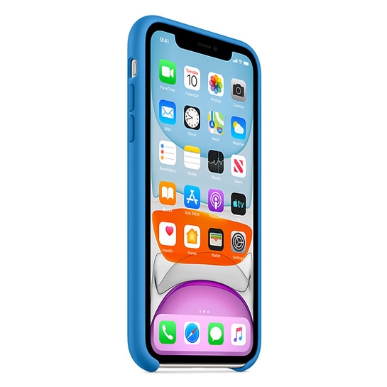 Чехол Apple Silicone Case for iPhone 11 Surf Blue - цена, характеристики, отзывы, рассрочка, фото 2