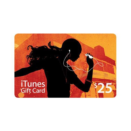 Подарочный сертификат iTunes Gift Card 25$ - ціна, характеристики, відгуки, розстрочка, фото 1