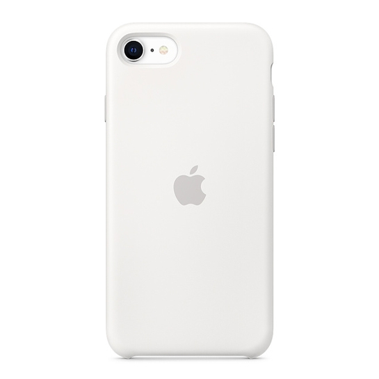 Чехол Apple Silicone Case for iPhone SE 2020 White - цена, характеристики, отзывы, рассрочка, фото 1