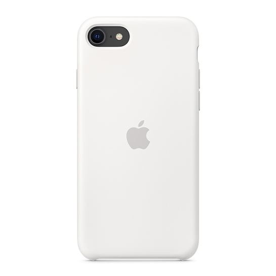 Чехол Apple Silicone Case for iPhone SE 2020 White - цена, характеристики, отзывы, рассрочка, фото 2