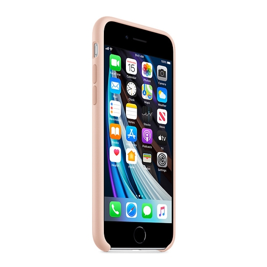 Чехол Apple Silicone Case for iPhone SE 2020 Pink Sand - цена, характеристики, отзывы, рассрочка, фото 6