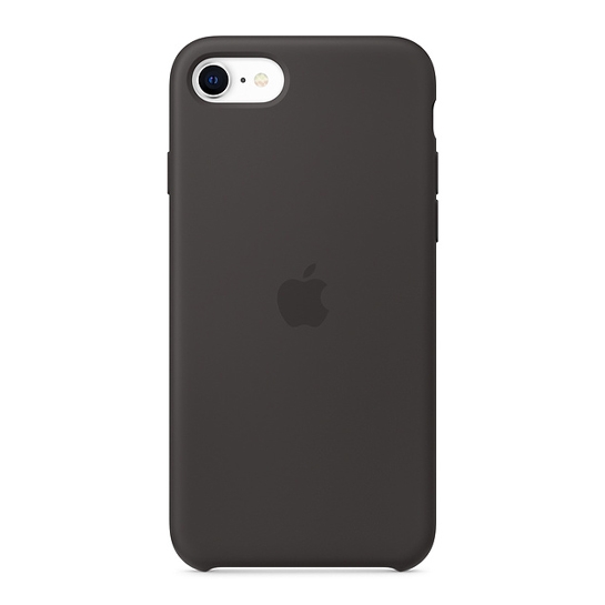 Чохол Apple Silicone Case for iPhone SE 2020 Black - ціна, характеристики, відгуки, розстрочка, фото 1