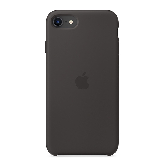 Чехол Apple Silicone Case for iPhone SE 2020 Black - цена, характеристики, отзывы, рассрочка, фото 2