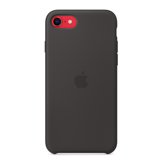 Чехол Apple Silicone Case for iPhone SE 2020 Black - цена, характеристики, отзывы, рассрочка, фото 3