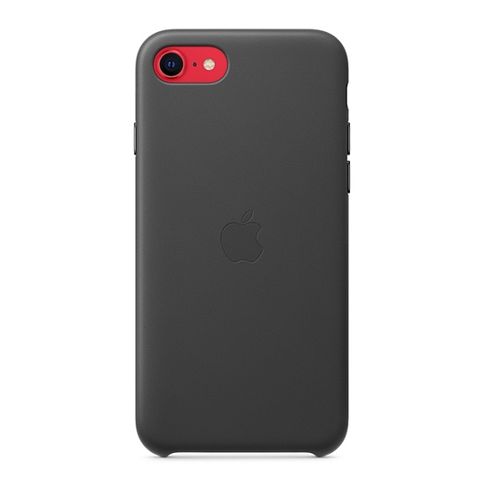 Чохол Apple Leather Case for iPhone SE 2020 Black - ціна, характеристики, відгуки, розстрочка, фото 3