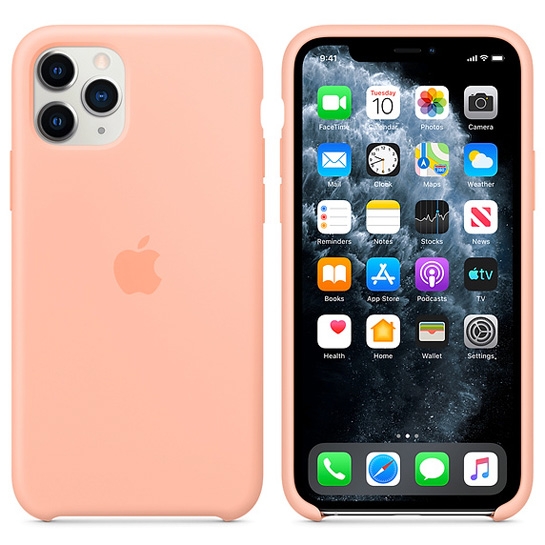 Чохол Apple Silicone Case for iPhone 11 Pro Grapefruit - ціна, характеристики, відгуки, розстрочка, фото 3