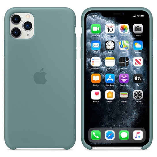 Чехол Apple Silicone Case for iPhone 11 Pro Max Cactus - цена, характеристики, отзывы, рассрочка, фото 3
